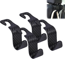Car Seat Headrest Hook 4 Pack Hanger Universal Vehicle Car Storage Organizer ...