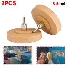 2X For Remove 3M Glue Adhesive Sticker Pinstripe Car Decal Remover Eraser Wheel