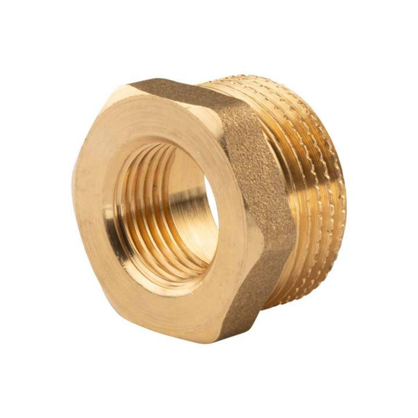 "Messing Gewinde-Fitting Reduzierung 1\"AG (Dn 25) - 1/2\"IG (Dn 15) - Schwere Ausf"-image