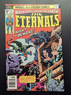 The Eternals #4 1976, Marvel Comics, 1st appearance of Gammenon the Gatherer