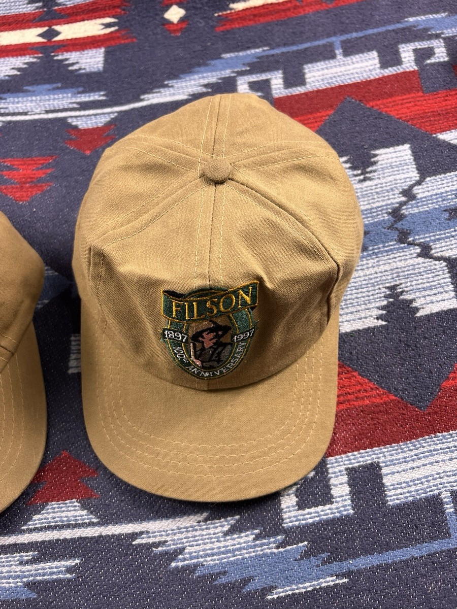 2 Vtg Filson Tin Cloth Gold Panner 1997 100th Anniversary