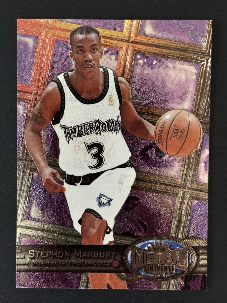 その他 97-98fleer showcase Stephan Marbury Fleer Stephon Marbury Basketball 1997-98 Season Sports Trading