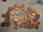 1954 P Wheat Cent ROLL UNC