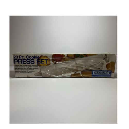 Pressa per biscotti Progressive International set 23 pezzi plastica bianca metallo GCP-31 - Foto 1 di 11