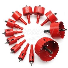 85/105/120/130/150mm Bohrkrone Lochsäge M42 Bi-Metall Dosenbohrer HSS für Holz