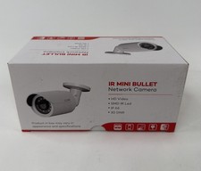 4MP PoE IP Vandal Bullet Camera IR Mode Outdoor/Indoor Metal Housing 2.8mm