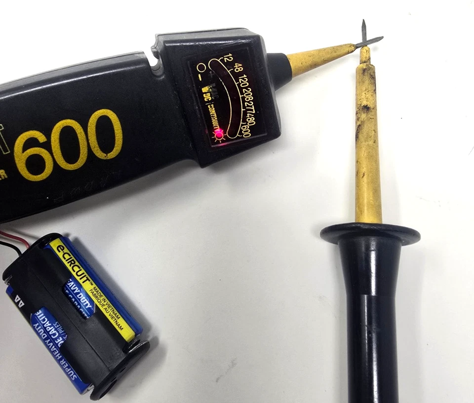 BEHA UNITEST 600 Spannungsprüfer / Durchgangsprüfer 12V bis 600V AC/DC & Koffer - Bild 3 von 4