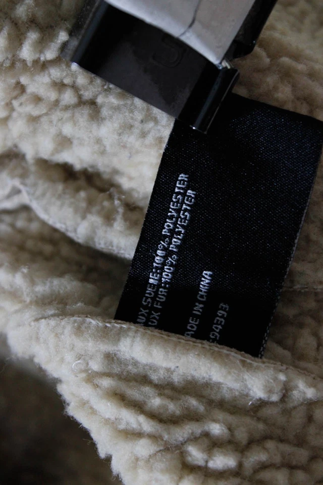 Slate & Willow 女式燕麦人造夏尔巴夹克尺寸 4 13327141 — 第 4/4 张图片