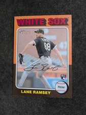 2024 Topps Heritage Lane Ramsey 353 Chicago White Sox RC Rookie Baseball Card . rookie card picture