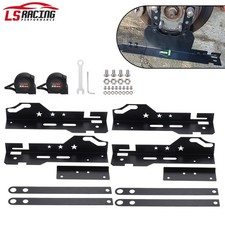 2pcs Wheel Toe Alignment Tool Plate Kit Heavy Duty W 2 Measuring Tapes For Car