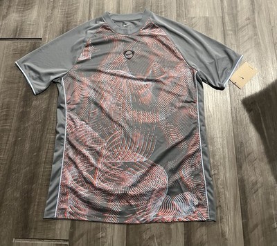 Size L Mens Nike Academy+ Dri-Fit Football Soccer Jersey Top Gray HV1824-635 $40