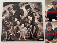 MIKEY WAY & FRANK IERO SIGNED MY CHEMICAL ROMANCE THE BLACK PARADE VINYL w/PROOF