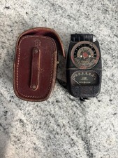 Vintage General Electric GE Exposure Light Meter With Case Type DW-68 Untested