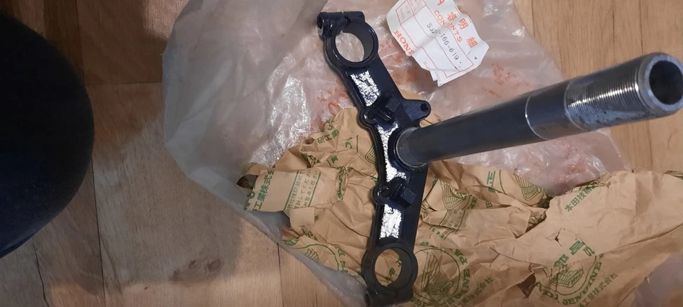 Honda  MB50 /mb80 Bottom Yoke For Forks Nos   53200-166-610  Obsolete  UK Item  - Image 3 of 4