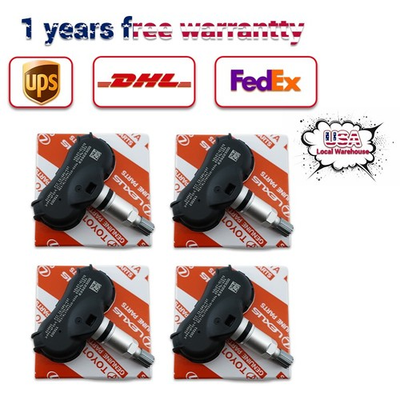 #ad 4PCS TPMS Tire Pressure Sensors For Toyota Sienna Tundra Sequoia 42607 0C070 $35.99