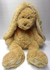 Hugfun 24" Golden Brown Long Ear Bunny Rabbit Furry Plush Stuffed Animal Toy