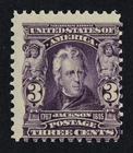 CKStamps: US Stamps Collection Scott#302 3c Jackson Mint NH OG