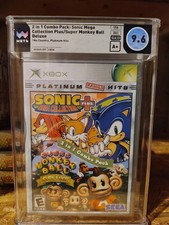 Super Monkey Ball 2 pack Sonic Xbox PSA 9.6 A+ SEALED Gamecube RARE 1 OF 2 TOP