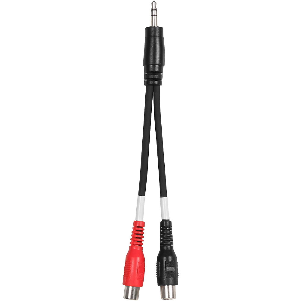 Livewire Essential Interconnect Y-Cable 35 mm TRS Male to RCA Male 6 ft Black 3690₽