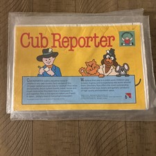 Vintage Discovery Toys  Cub Reporter Blank Ne...