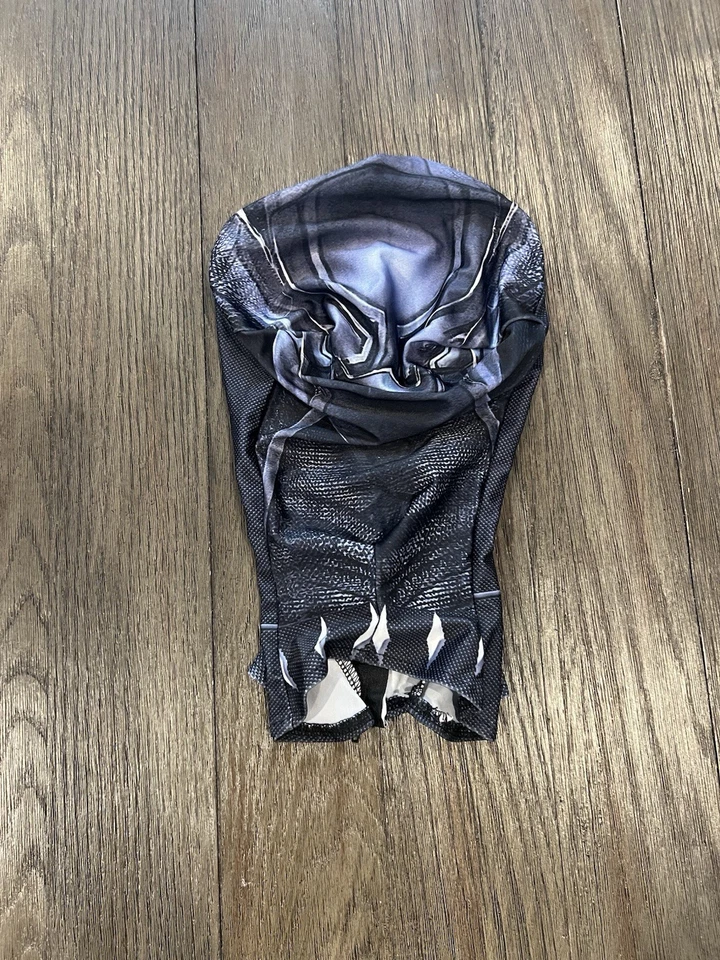 Mens Black Panther Zentai Skinsuit Spandex Cosplay Costume Bodysuit L New - Image 2 of 2