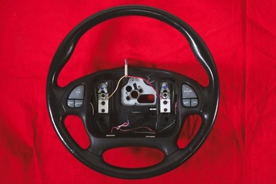 2000-2002 Camaro Z28 SS Trans Am WS6 Firehawk Ebony Black Leather Steering Wheel