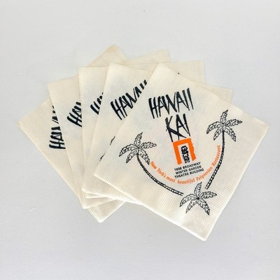 1960s Hawaii Kai Tiki Bar Cocktail Napkins New York Polynesian Vintage x5