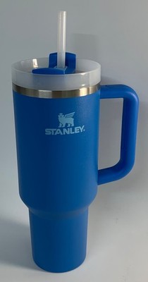 Stanley Quencher H2.0 Blue Stainless Steel Tumbler 40oz Handle Straw