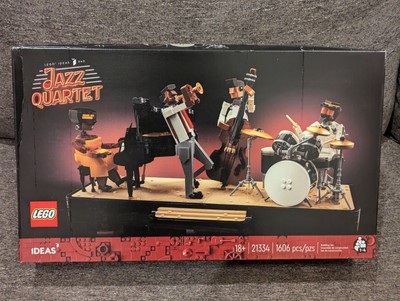 LEGO Ideas Jazz Quartet Building Set 21334 Stage with Band Musician Figures NEW