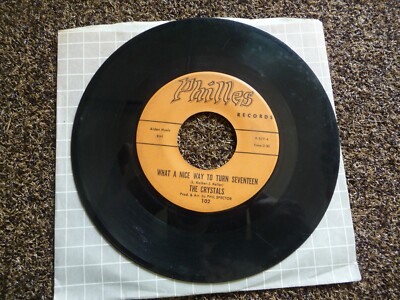 THE CRYSTALS Uptown/What A Nice Way To Turn Seventeen PHILLES 45 VG/VG+