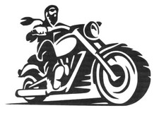 Pegatina moto 1x, 15x10,5cm, pegatina, pegatina coche tuning carreras Harley