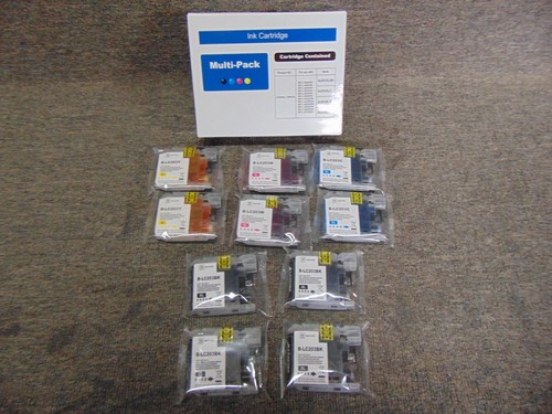 10pk Ink Cartridge For Brother LC203 LC-203 XL MFC-J680DW MFC-J880DW MFC-J885DW