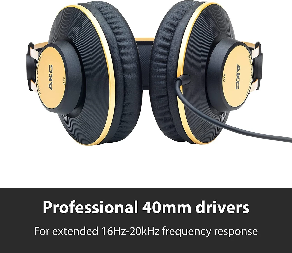 AKG K92 Closed Back Cuffie di Monitoraggio Alte Prestazioni a