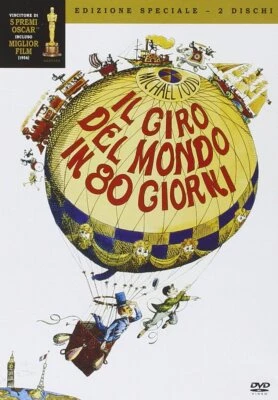 WARNER BROS. 2 Dvd IL GIRO DEL MONDO IN 80 GIORNI di Michael Todd nuovo sigillato 1956