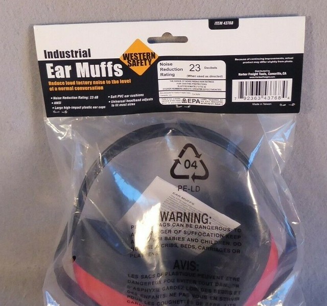 Western Safety Industrial Ear Muffs Guards Hearing Noise Protection