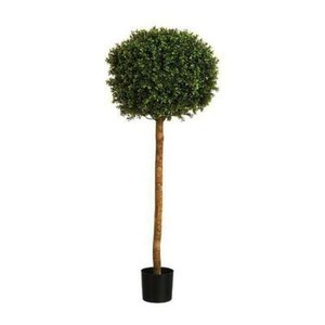 new natural stem artificial topiary buxus boxwood ball lollipop tree 4ft 661708570945 ebay