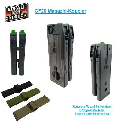 MARKENLOS Magazin Koppler für Planet Eclipse CF 20 Magazine, EMF100, EMF200