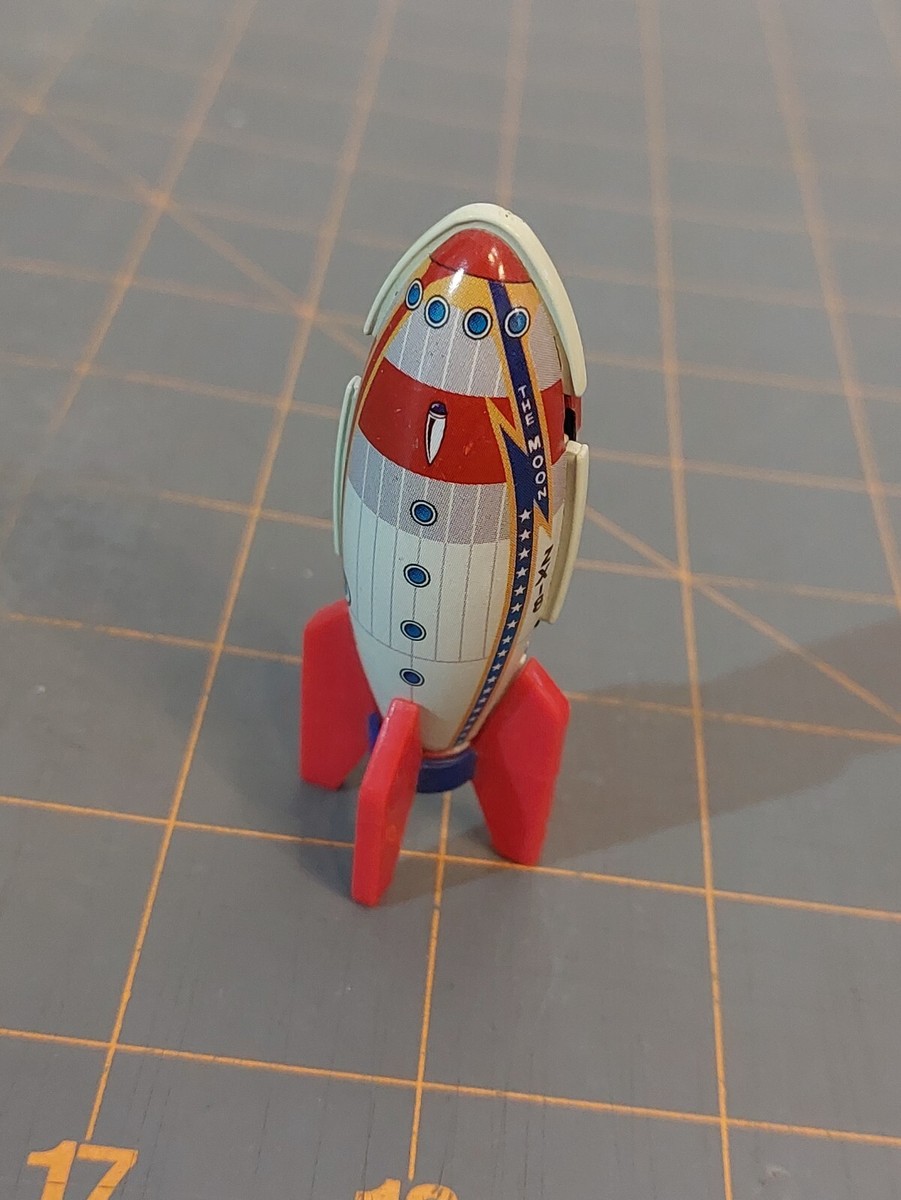 TK Toys Rocket Spaceship Tin 2” ZX-8 The Moon | eBay
