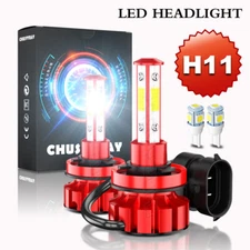H11 LED Headlight Super Bright Bulbs Kit White Ultra-Nighting Lamp High/Low Beam