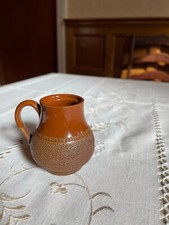 Miniature Brown Stoneware jug/pot (no lid) (A299)