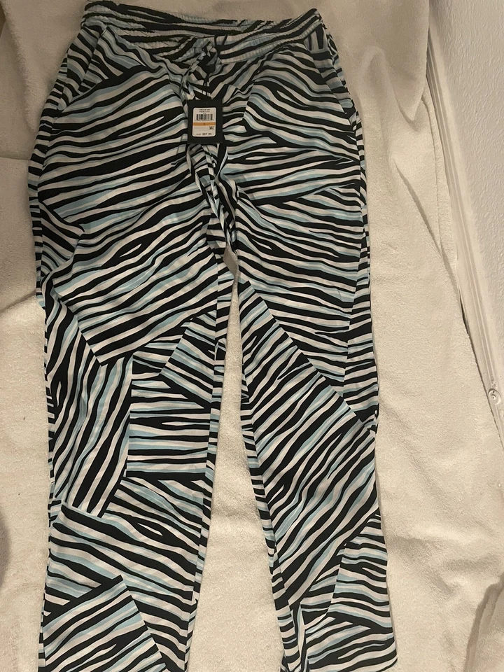 Pantalones de Natación DKNY, Talla PEQUEÑA Negro/Blanco/Azul Claro $89 Foto 4 de 4