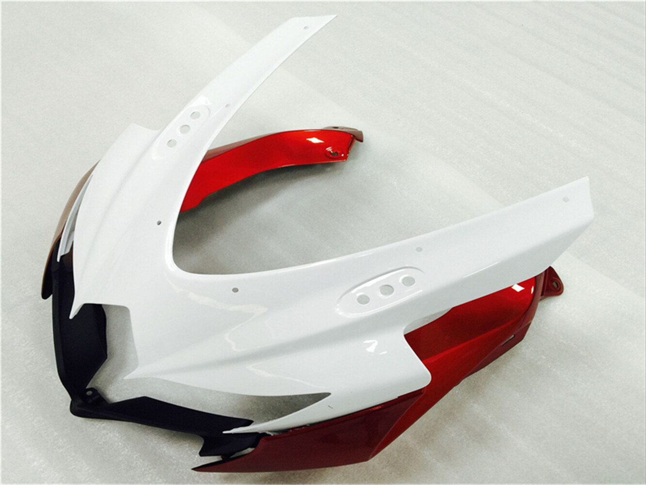 FL Injection Mold White Red Fairing Fit for Suzuki 2008-2010 GSXR 600 750 w011 image