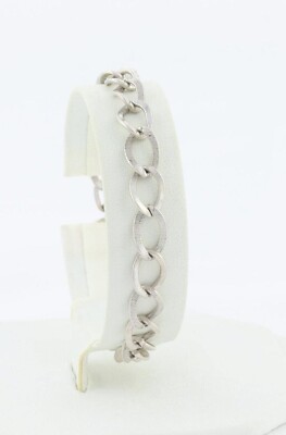 Sterling Silber Charm Starter Armband 7 Zoll O Link Rolor Link Oval Link