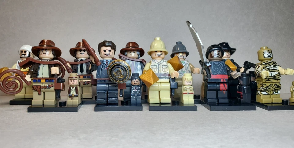 10 Custom Lego Indiana Jones Minifigures - Image 2 of 4