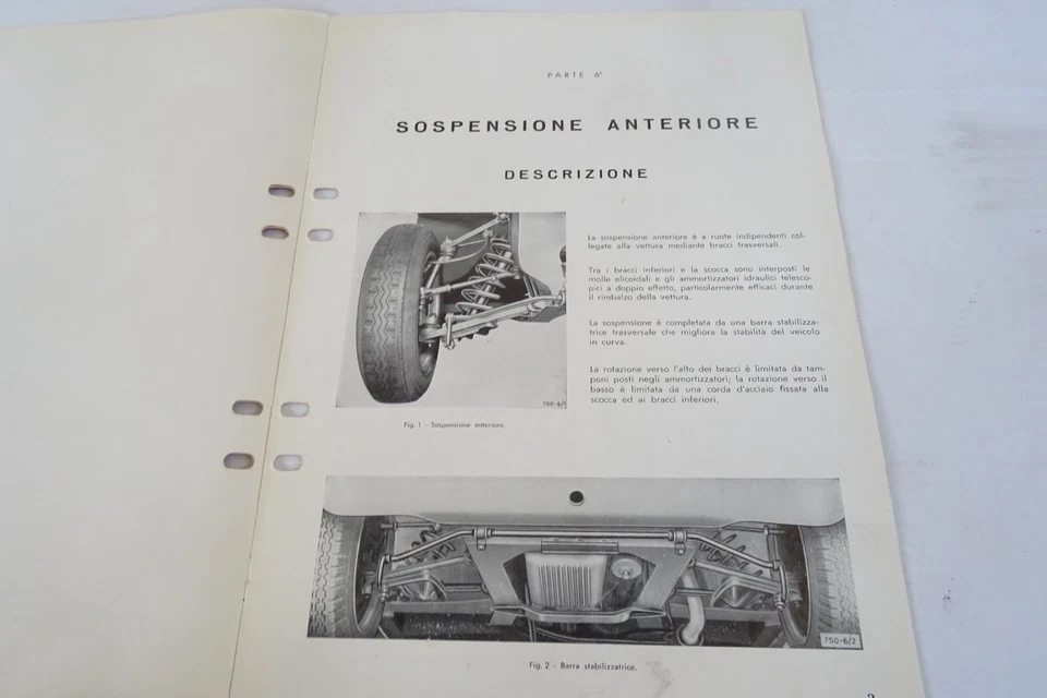 manuale delle riparazioni Alfa Romeo Giulietta Giulietta Sprint sospensione ant. - Immagine 3 di 4