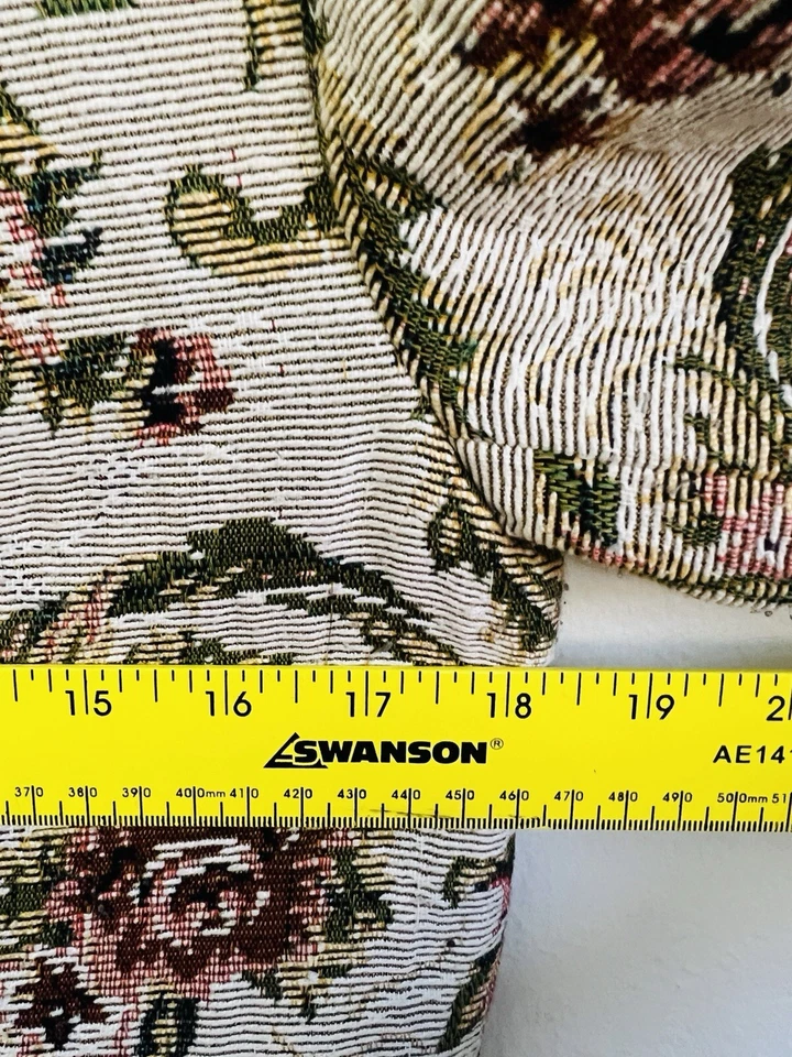 复古 Kenar Brocade 花卉挂毯豌豆外套 尺寸 6 纽扣 — 第 4/4 张图片