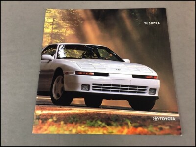 1991 Toyota Supra and Turbo 18-page Factory Dealer Car Sales
