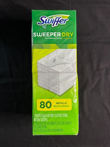 Swiffer Sweeper Dry Sweeping Cloths 80 ct. Refills SEALED New In Box - Picture 2 of 5