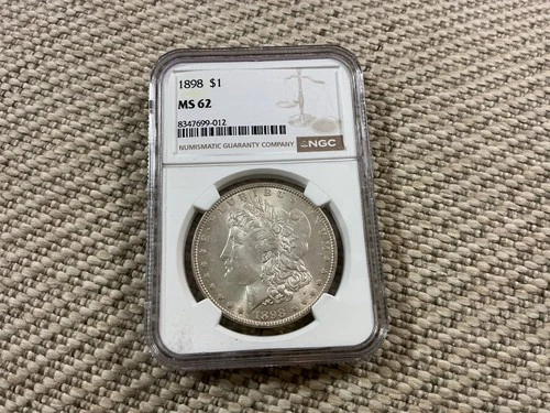 1898-P NGC MS-62 MORGAN SILVER DOLLAR