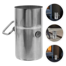  Stainless Steel Chimney Pipe With Damper Control - 11cm /4.32in Chimney Pipe